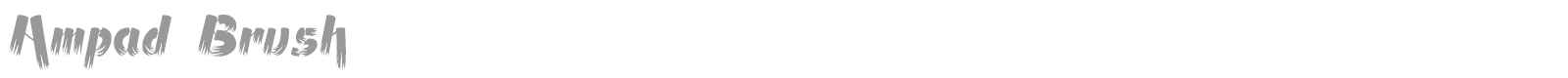 Ampad font preview